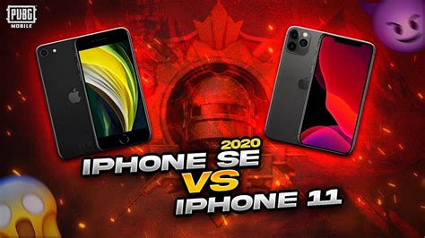 iPhone SE (2020) vs iPhone 11 Pro 🔥 Pubg Test on iPhone SE (2020 ...