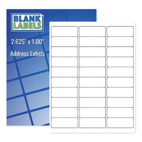 Blank Blue Label Templates