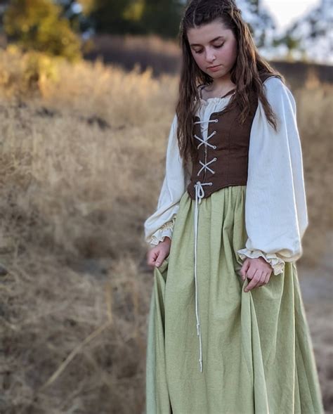 Medieval Peasant Woman Costume