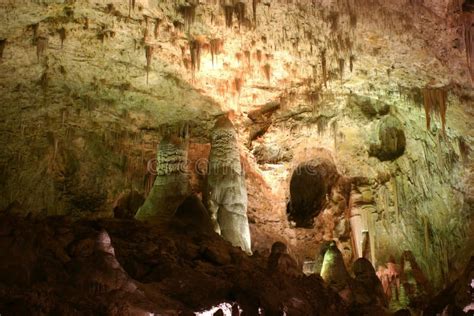 Carlsbad Caverns National Park Stock Image - Image of stalactite, geology: 21613807