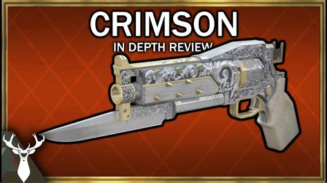 Destiny 2 - Crimson - Exotic Kinetic Hand Cannon Review - YouTube