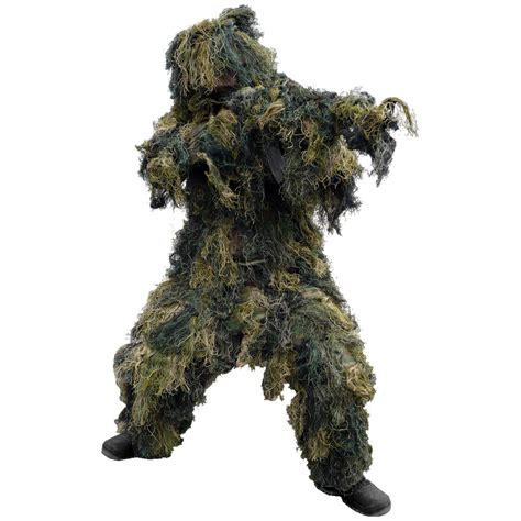 Army Ghillie Suit 3-D Camo 4 Pcs. Hunting Paintball Shooting Airsoft ...