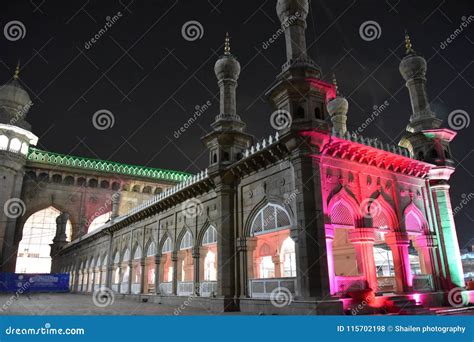 Mecca Masjid, Hyderabad, Telangana, India Editorial Stock Photo - Image ...