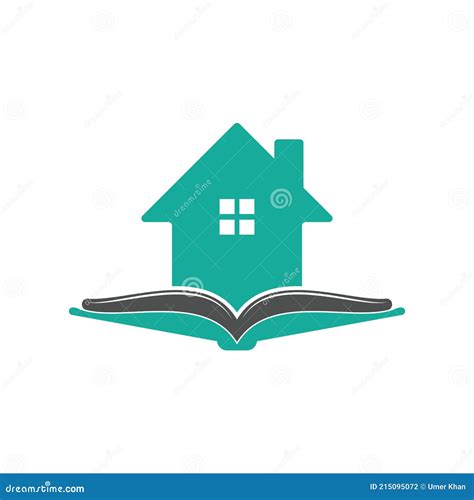 Book House Logo Design Template. Stock Vector - Illustration of area, bookstore: 215095072