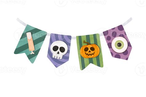 Halloween banner cartoon 28535623 PNG