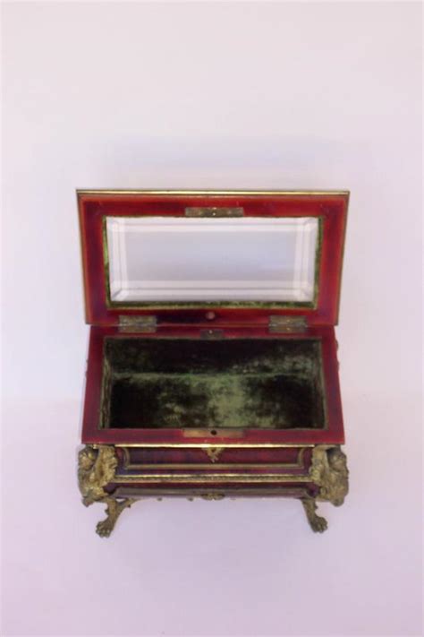 19th Century French Tortoiseshell Jewelry Box For Sale | Antiques.com | Classifieds