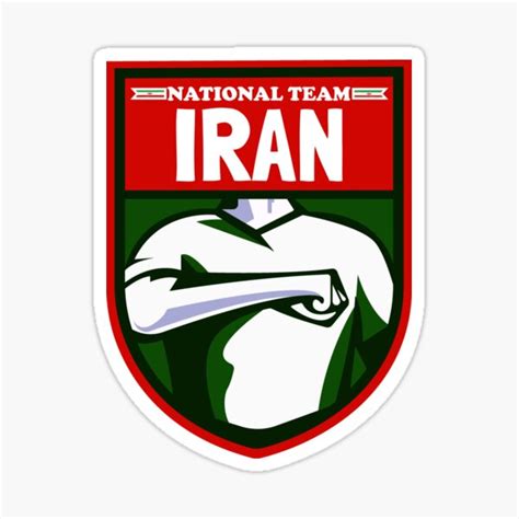 "Iran National Team Logo" Sticker for Sale by Salukeart | Redbubble