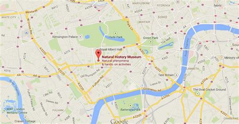 Where is Natural History Museum on map London