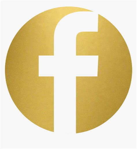 Logo Gold Facebook, Inc - Gold Facebook Icon Transparent, HD Png Download - kindpng