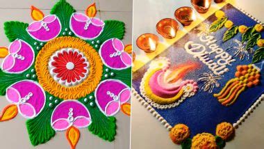 Quick Diwali 2020 Rangoli Design Images & Tutorials: Simple Rangoli ...