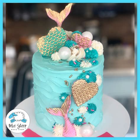 Mermaid Ice Cream Cake | Mermaid birthday cakes, Mermaid cakes, Little ...