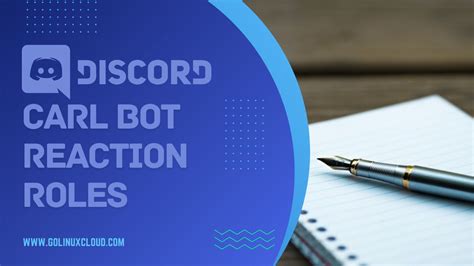 Set Up Reaction Roles using Carl Bot [Step-by-Step] | GoLinuxCloud