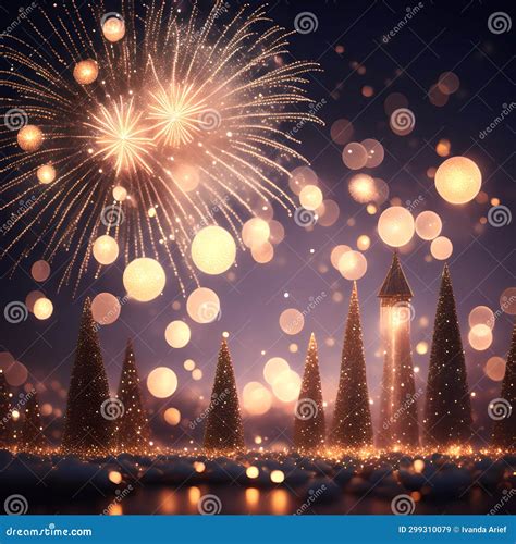 Festive Bokeh Lights Christmas Wallpaper Stock Image - Image of sparkle, motion: 299310079