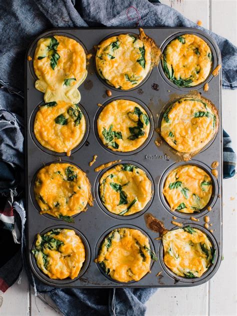 Cheesy Spinach and Potato Frittata Muffins - Dad With A Pan