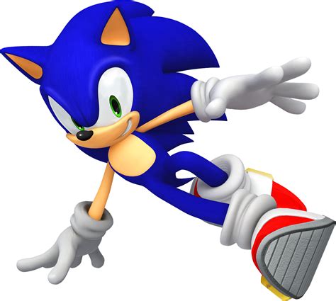 Sonic Unleashed - Sonic Drifting Render - Sonic the Hedgehog - Gallery ...