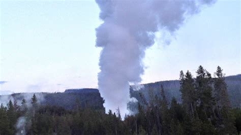 Yellowstone geyser erupts for first time in 8 years