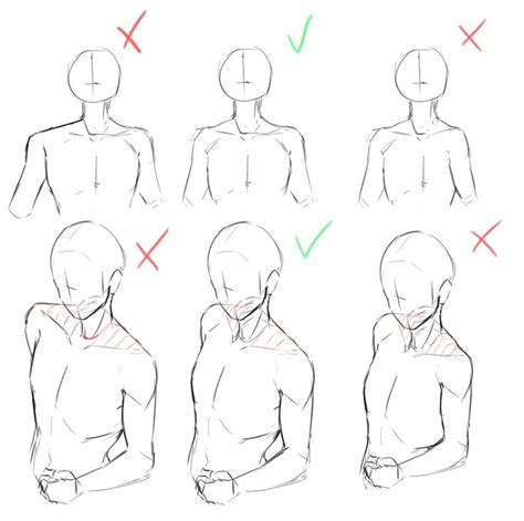 Common Mistakes in Shoulder Drawing