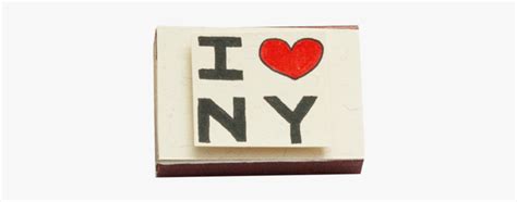 I Love Ny Statue Liberty Matchbox Card, HD Png Download - kindpng