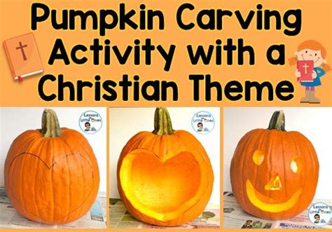 Christian Pumpkin Carving Activity & Book - Lessons for Little Ones by Tina O'Block