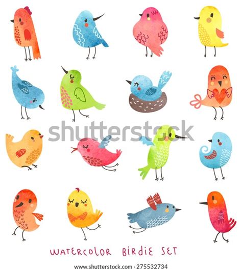 Bird Cute Watercolor: Over 15,023 Royalty-Free Licensable Stock Vectors & Vector Art | Shutterstock