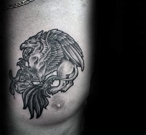 70 Griffin Tattoo Designs For Men - Mythological Creature Ideas