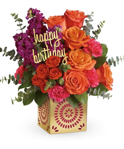 happy birthday roses bouquet images - Kathern John