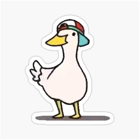 "Dancing Duck Meme" Sticker for Sale by Altohombre | Redbubble