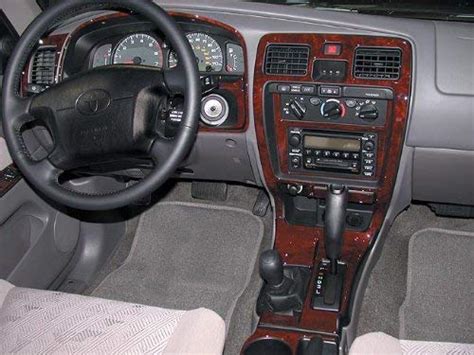 Buy Toyota 4RUNNER 4 RUNNER 4WD SR5 INTERIOR BURL WOOD DASH TRIM KIT SET 1999 2000 2001 2002 ...