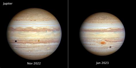 ESA - Hubble image of Jupiter (November 2022 and January 2023)