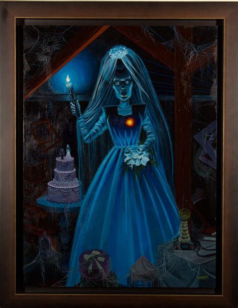 Haunted Mansion Bride Painting