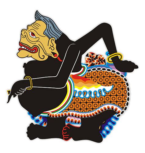 Semar Wayang Kulit Digital Art by John Cranford - Pixels