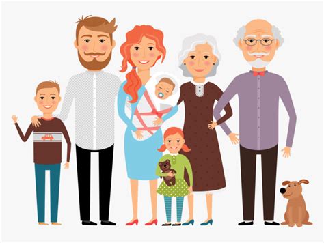 Family Members Clipart, HD Png Download is free transparent png image. To explore more similar ...