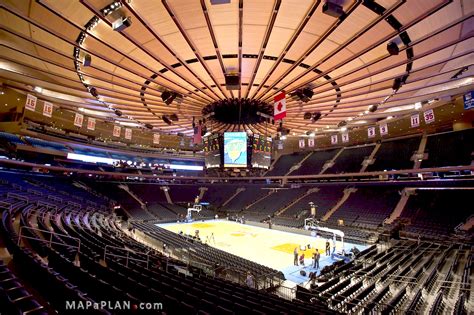 Madison Square Garden seating chart - Actual view from level 100, Canadian flag, retired numbers