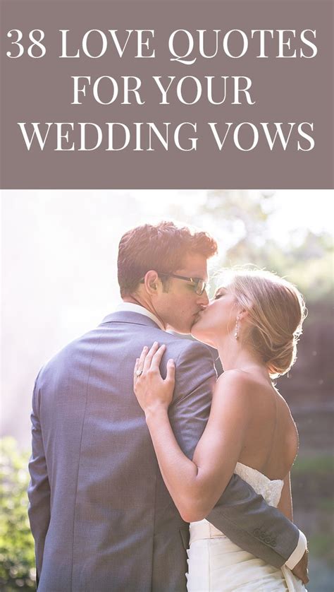 38 Love Quotes for Your Wedding Vows | Wedding vows quotes, Wedding vows that make you cry ...