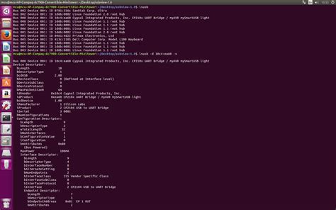 How to check if the CP210x be enumerated successfully on Linux