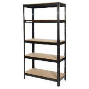 Clarke CSR5150B boltless shelving unit 150Kg Black - review, compare ...