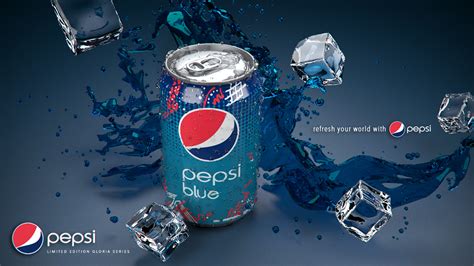 3D Pepsi Blue Can - Advertising Imagery :: Behance