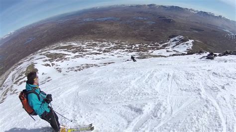 Skiing the East Ridge at Glencoe Mountain Resort - March 2015 - YouTube