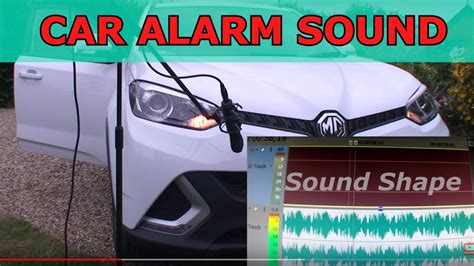 Car Alarm Sound ~ Sound Effects HQ Audio Car Alarm Siren~ Broadcast quality recording - YouTube