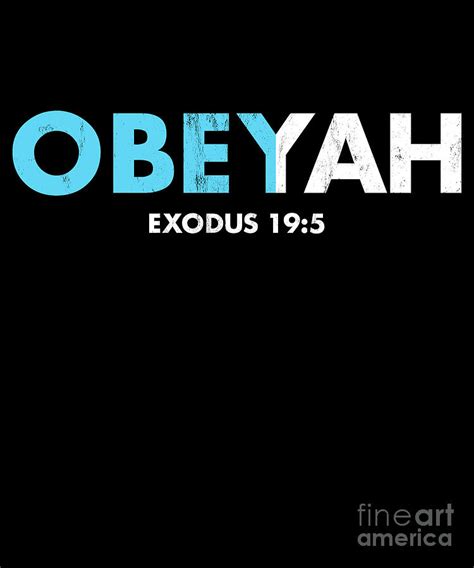 Obeyah Obey Yah God Christian Hebrew Roots Movement Drawing by Noirty ...