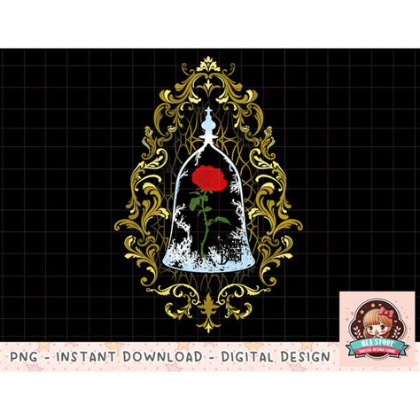 Disney Beauty And The Beast Enchanted Rose Logo png, instant - Inspire ...