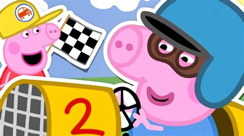 George Becomes A Race Car Driver! 🐷 🏎️ Peppa Pig Official Channel ...