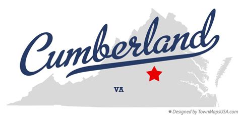 Map of Cumberland, VA, Virginia