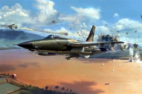 Republic F-105 Thunderchief by Jim Laurier