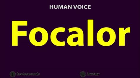 How to Pronounce Focalor - YouTube