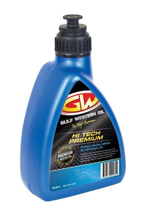 Gulf Western Hi Tech Premium Oil 20w50 1 Litre