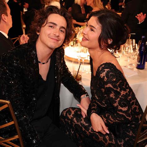 Kylie Jenner and Timothée Chalamet Have Date Night at the 2024 Golden ...