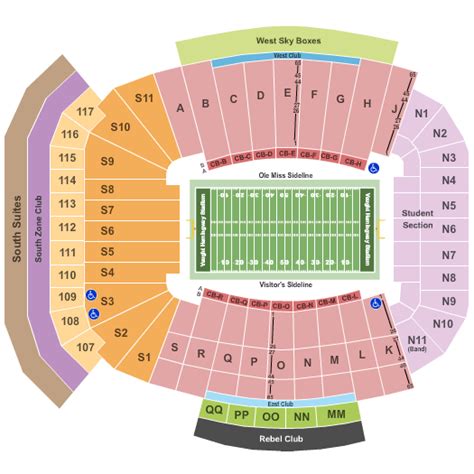 Vaught Hemingway Stadium Tickets - Oxford MS | Event Tickets Center