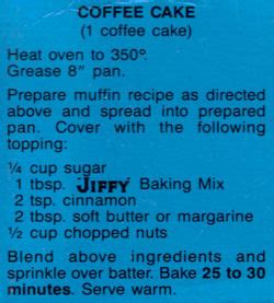 Jiffy Baking Mix Muffins & Coffee Cake Recipes « RecipeCurio.com