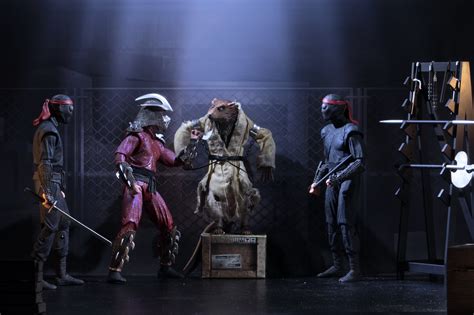 NECA TMNT 1990 Movie 7-Inch Shredder, Foot Soldier, and Splinter Update ...